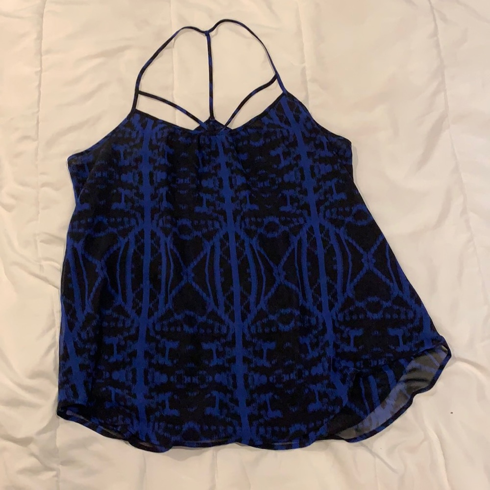 Black & blue Barcelona Cami size Large
